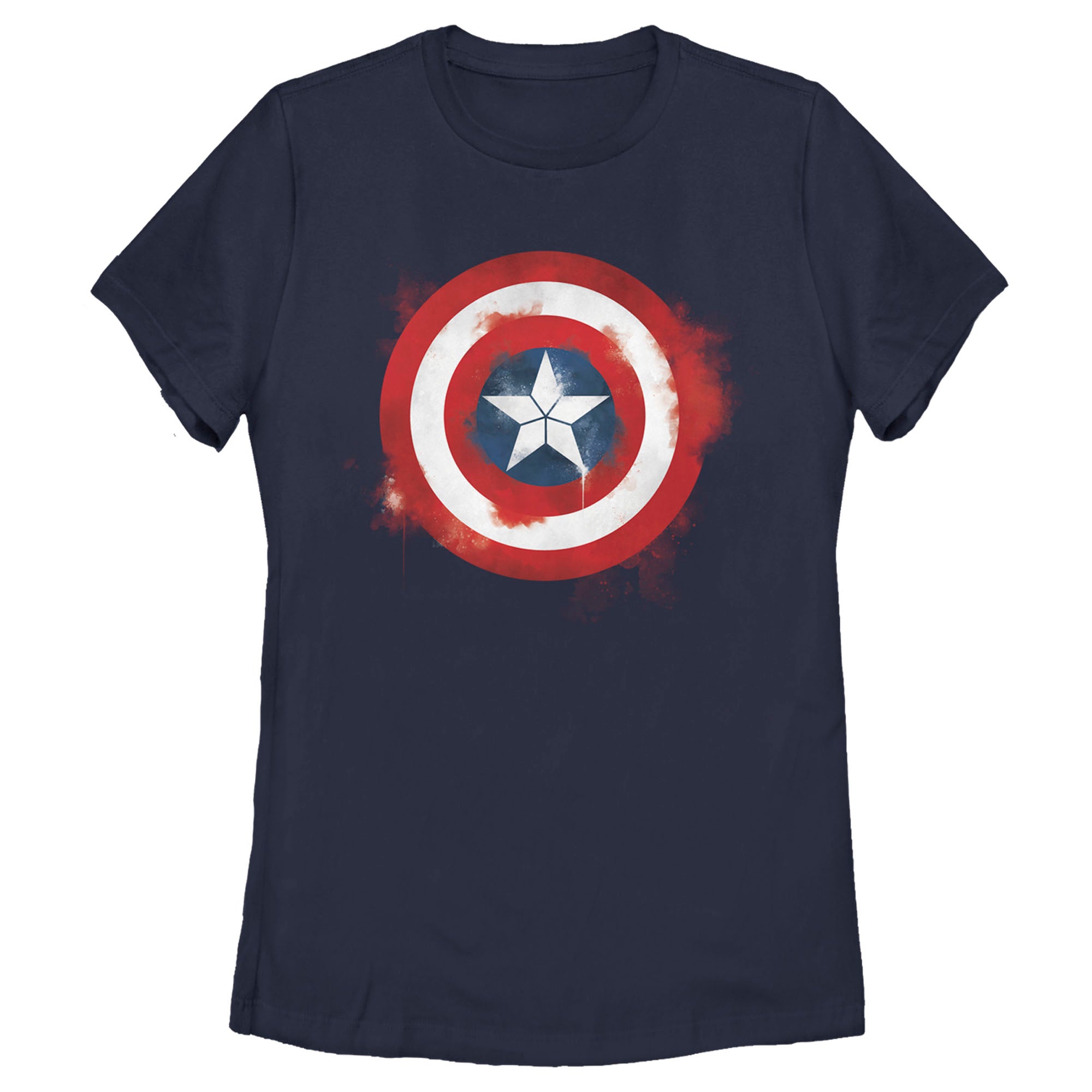 Women’s Marvel Captain America Spray Logo T-Shirt
