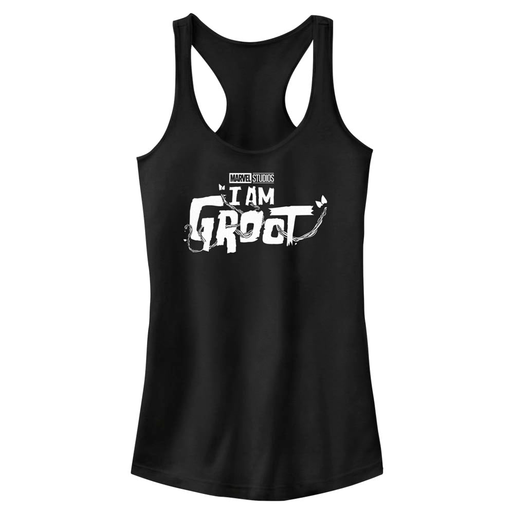 Junior’s Marvel Groot White Logo T