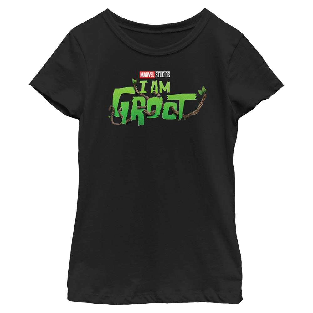 Girl’s Marvel Groot Main Logo T-Shirt